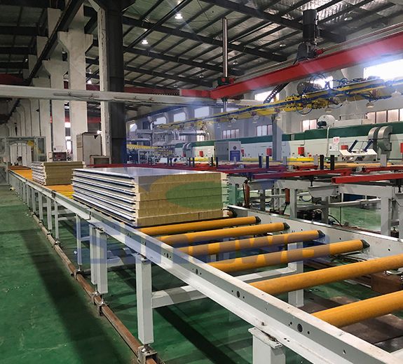 Mineral Wool Sandwich Panel Line,Sinowa